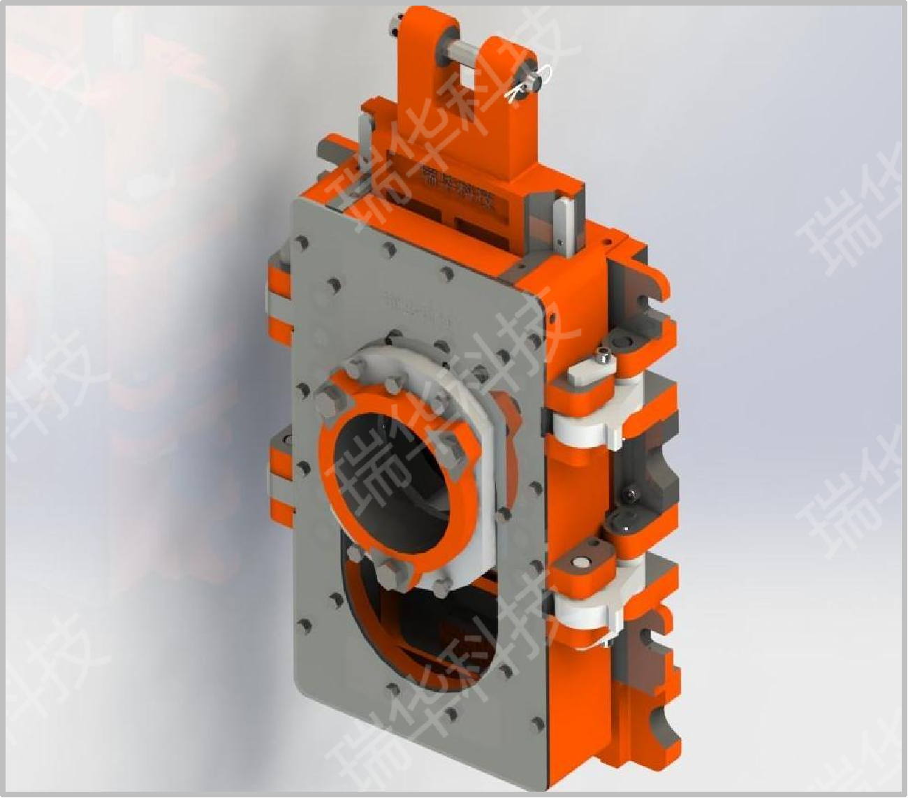 D-type converter tapping hole mechanism