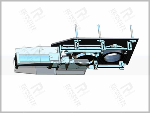 Electric furnace opening and closing mechanism